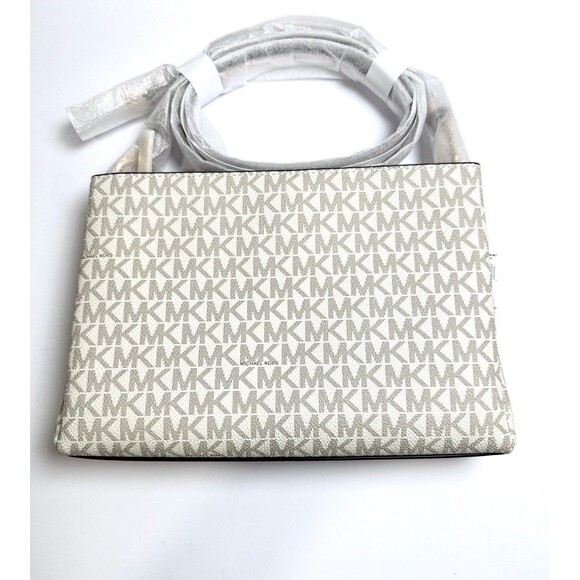 Michael Kors Trisha Medium Triple Compartment Crossbody Powder Blush MK NWT - Picture 4 of 15